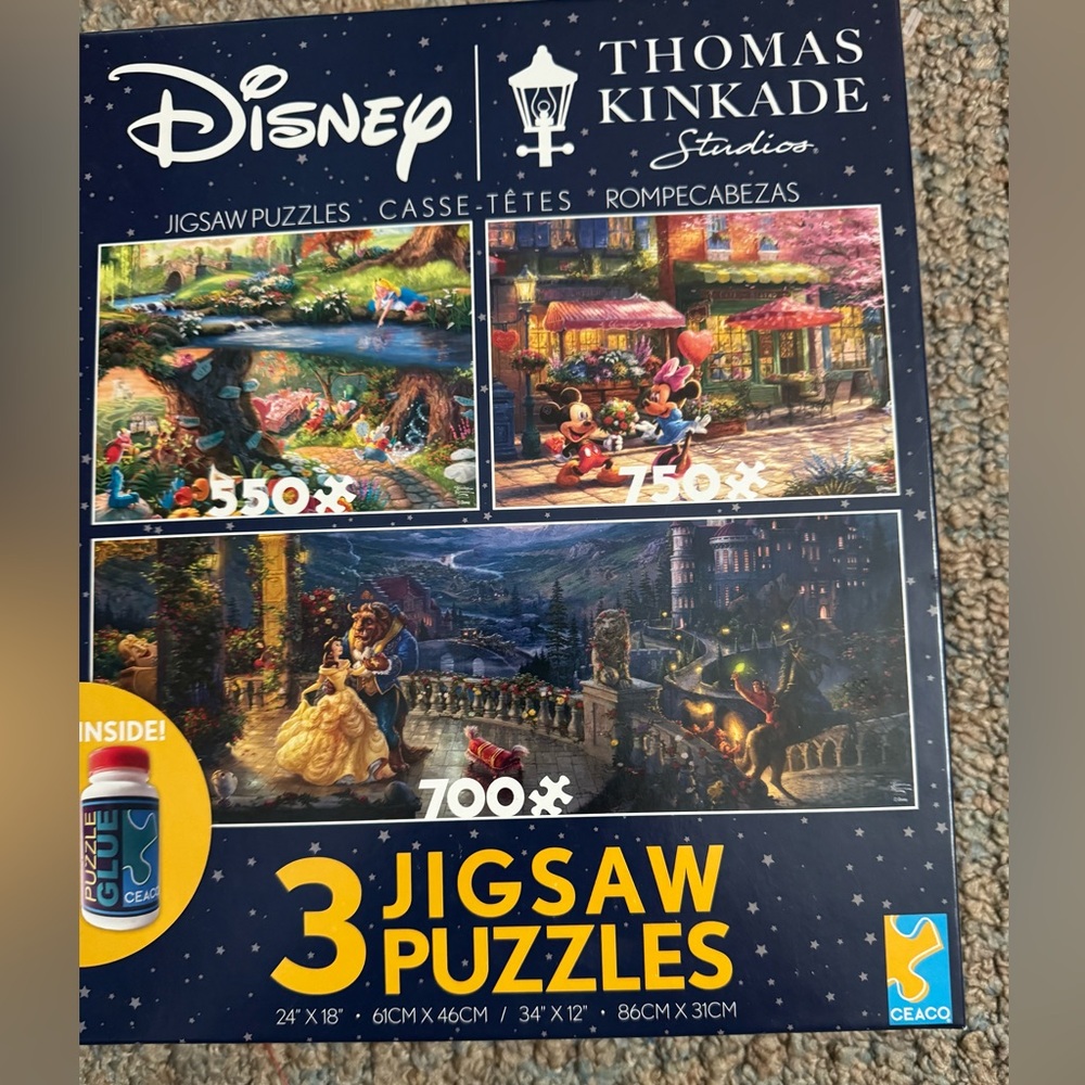 Disney Studios Jigsaw Puzzle Set - 3 Pack